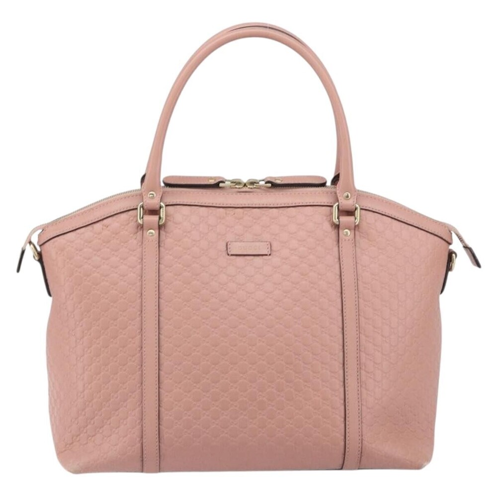 Gucci Britt Convertible Dome Satchel Microguccissima Leather Medium